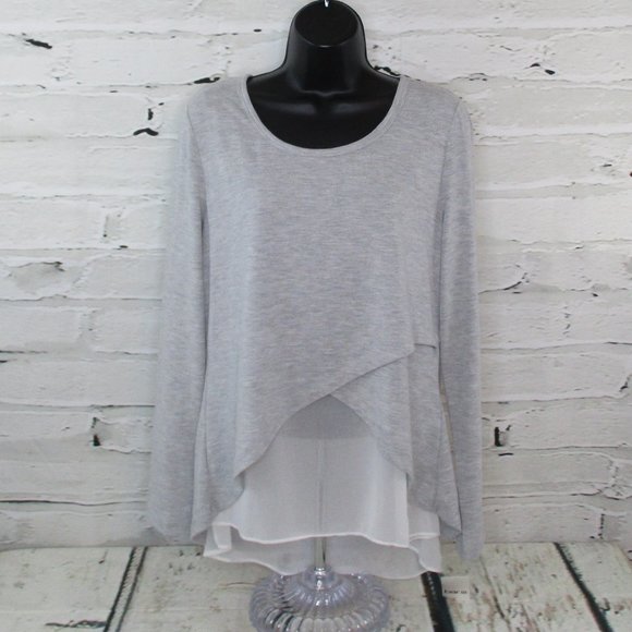Bar III Tops - Bar III Layered Look High Low Top